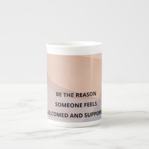 Caneca De Porcelana Arte de Parede Motivacional Minimalista Impressão/