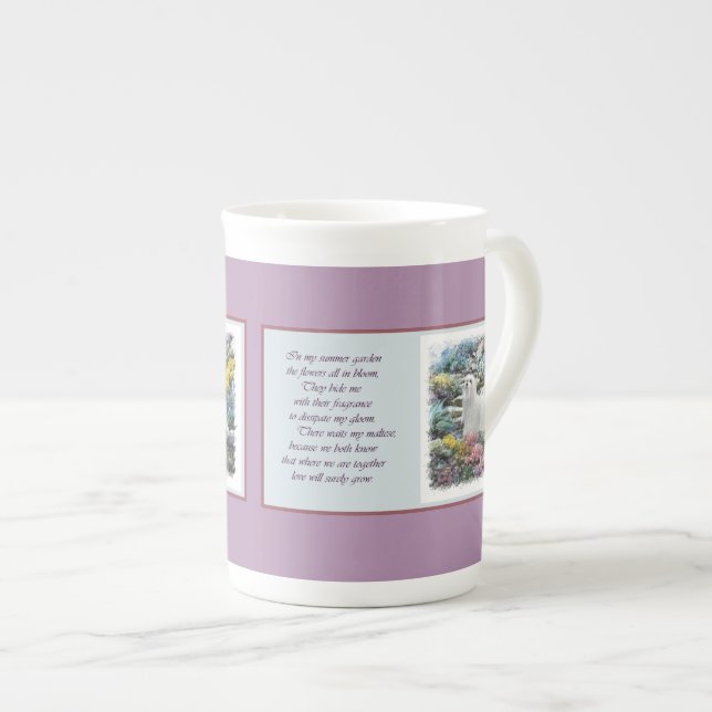 Caneca De Porcelana Arte Maltesa (Frente Esquerda)