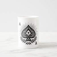 Ás de Espadas — Filigree Star & Laurel