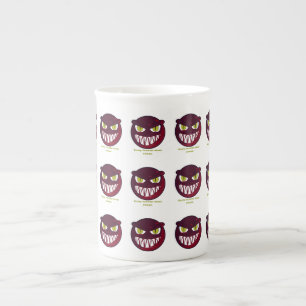 Caneca De Porcelana Assustador nunca dorme.
