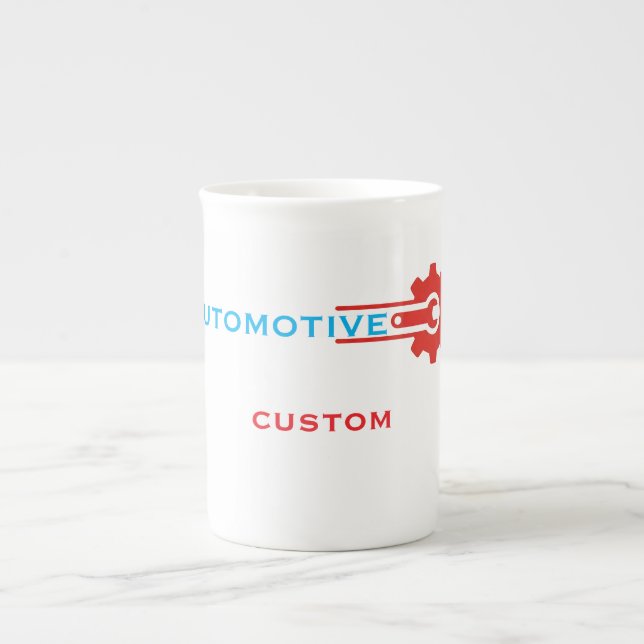 Caneca De Porcelana Automotive Gear Logo (Frente)