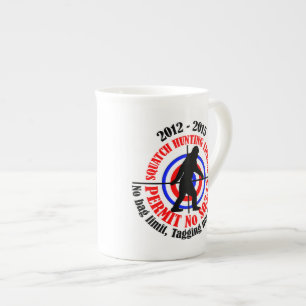 Caneca De Porcelana autorização de caça de esquartejamento