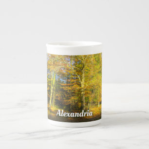 Caneca De Porcelana Autumn Woods & Sunshine - Personalizado