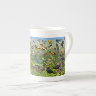 Caneca De Porcelana Aves Do Oeste