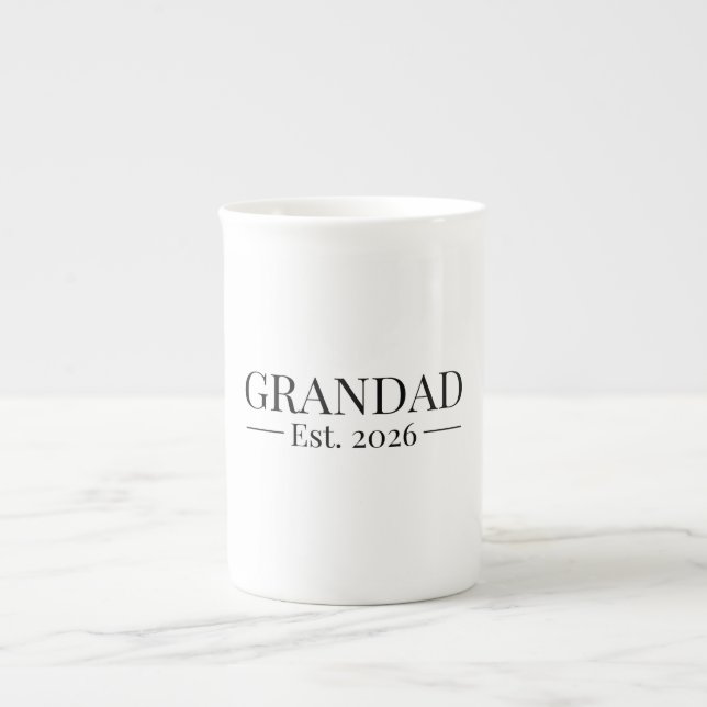 Caneca De Porcelana Avô Fundado em 2026 (Frente)