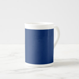 Caneca De Porcelana Azul Real Cor Sólida