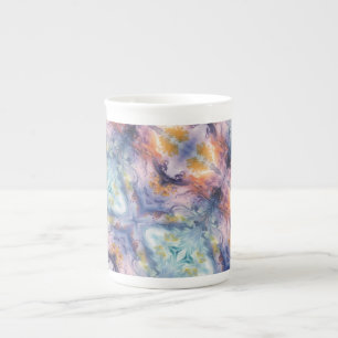 Caneca De Porcelana Azulejo de Paisagem Onírica Giratória - Impressão 