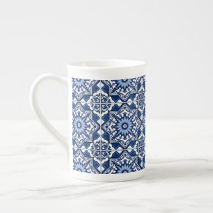 Caneca De Porcelana Azulejos do Mediterrâneo, Portugal, Azulejo, Majol