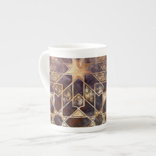 Caneca De Porcelana Azulejos Místicos I