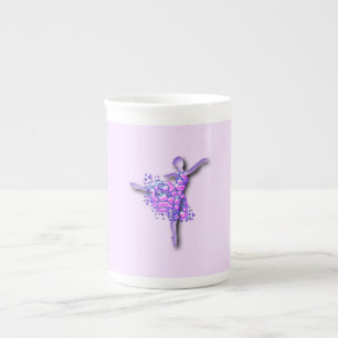 Caneca De Porcelana Balé Ballerina Mug Roxo