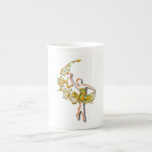 Ballerina Mug - Design de Arte Balé Dançarina