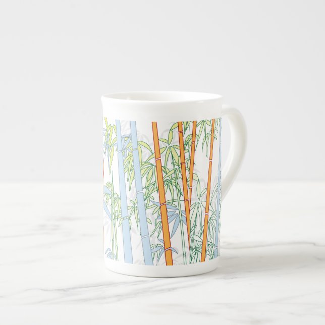 Caneca De Porcelana Bambu 3 (Frente Esquerda)