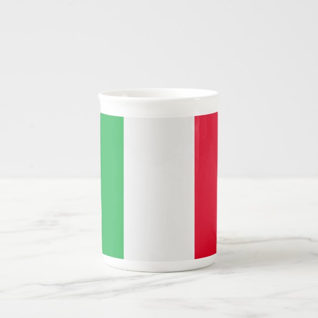 Caneca De Porcelana Bandeira de Italia (Frente)