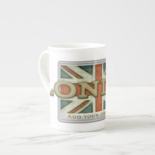 Caneca De Porcelana Bandeira de Londres Reino Unido
