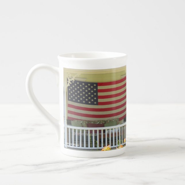 Caneca De Porcelana Bandeira do Dia da Independência - Vineyard de Mar (Esquerda)