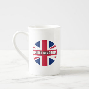 Caneca De Porcelana Bandeira do Reino Unido