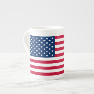 Caneca De Porcelana Bandeira dos EUA - Estados Unidos da América - Pa