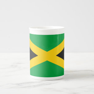 Caneca De Porcelana Bandeira jamaicana