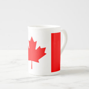 Caneca De Porcelana Bandeira Nacional Patriótica do CANADÁ