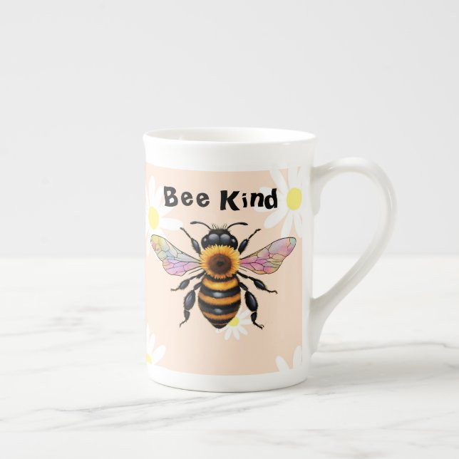 Caneca De Porcelana Bee Kind  (Direita)
