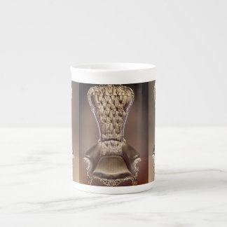 Caneca De Porcelana Beige Throne