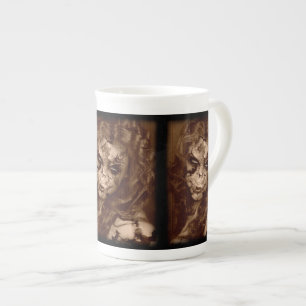 Caneca De Porcelana Bela Decadência do Queda