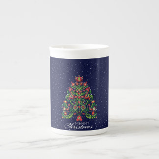 Caneca De Porcelana Belo Folk Matyo Kalocsa Natal
