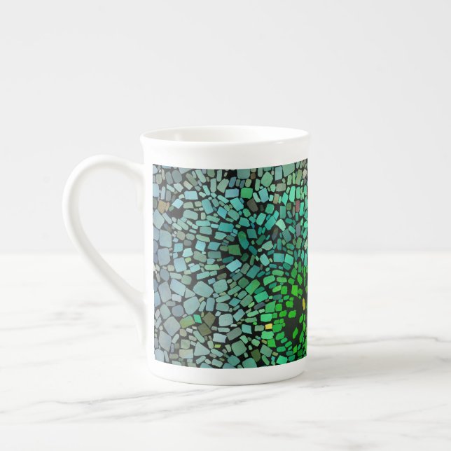 Caneca De Porcelana Belo mosaico (Esquerda)