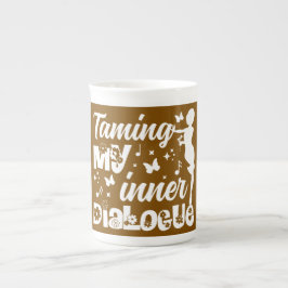 Caneca De Porcelana Bem-Estar Emocional | Domando meu Diálogo Interno