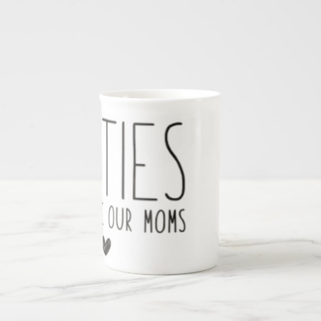 Caneca De Porcelana Besties Como Nossas Mães (Frente)