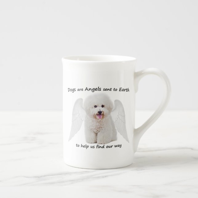 Caneca De Porcelana Bichons são Angels Mug (Direita)