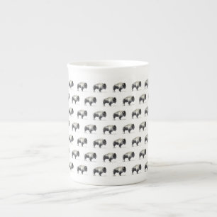 Caneca De Porcelana Bisonte americano