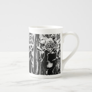 Caneca De Porcelana Black Strawberry Bone China Porcelain Mug