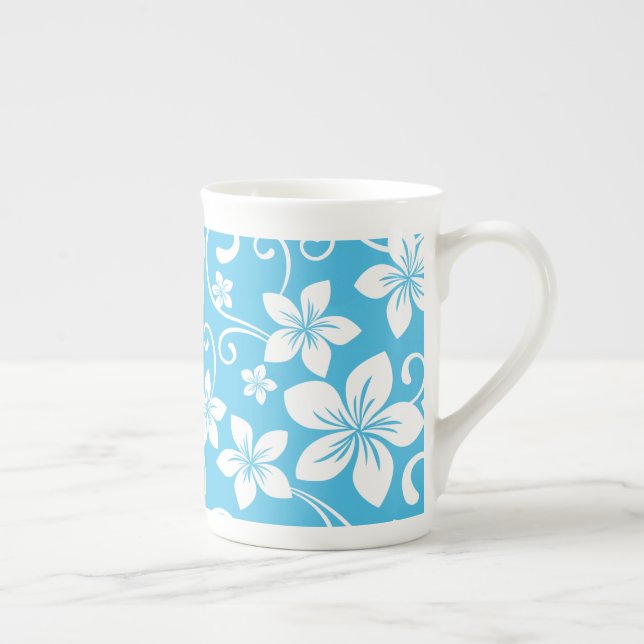 CANECA DE PORCELANA BLUE HAWAII (AZUL) BONE CHINA MUG (Direita)