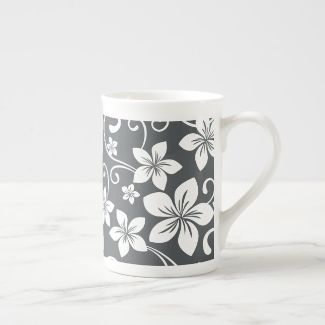 CANECA DE PORCELANA BLUE HAWAII (PEWTER) (Direita)