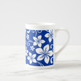 CANECA DE PORCELANA BLUE HAWAII (ROYAL BLUE) BONE CHINA MUG