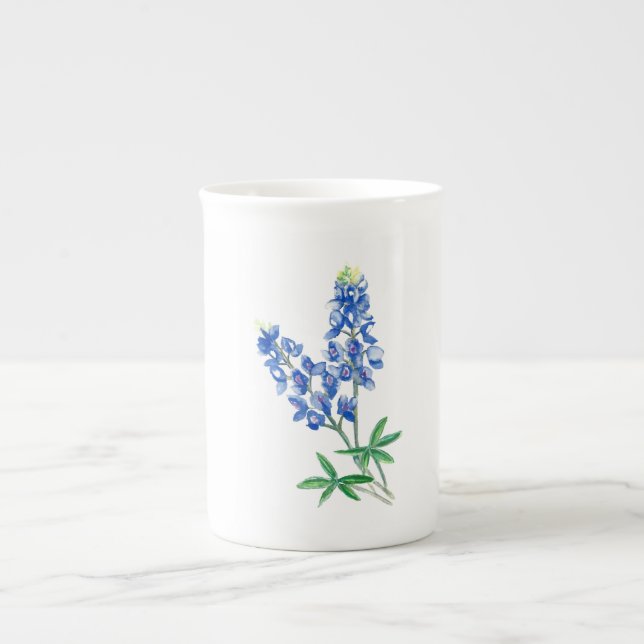 Caneca De Porcelana Bluetooth de Aquarela (Frente)