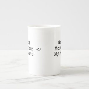 Caneca De Porcelana Boa Manhã, Minha querida.