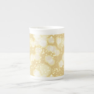 Caneca De Porcelana Boca de champanhe Elegante Abstrato