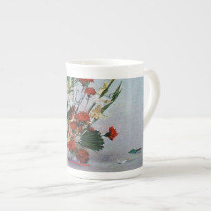 Caneca De Porcelana Bodegón de Flores