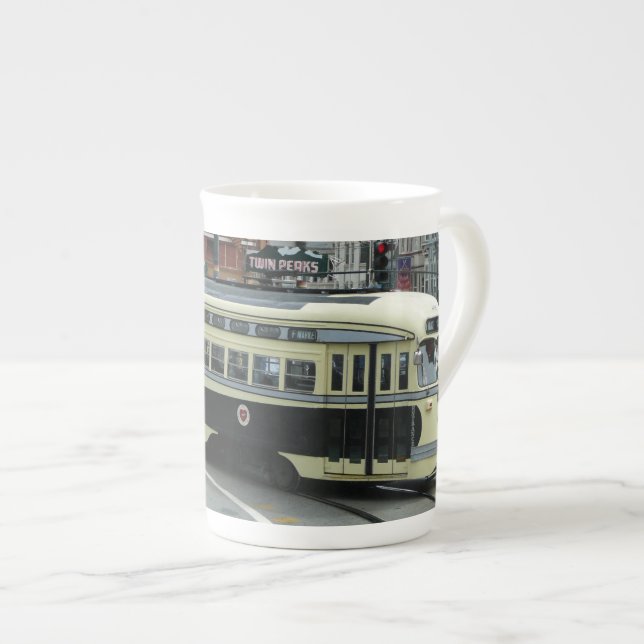 Caneca De Porcelana Bonde de São Francisco (Frente Esquerda)