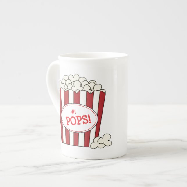 Caneca De Porcelana Bone China Mug (Frente Esquerda)