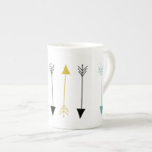 Bone China Mug - Setas Tribais