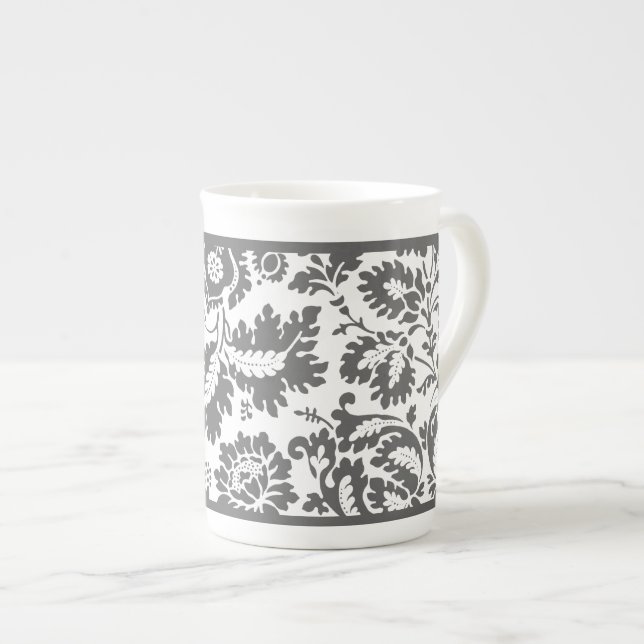 CANECA DE PORCELANA BONE CHINA MUG : WILLIAM MORRIS : PADRÃO VENETIANO (Frente Esquerda)