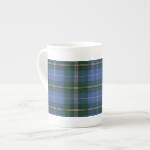Caneca De Porcelana Bone China Nova Escócia Taça Tartan