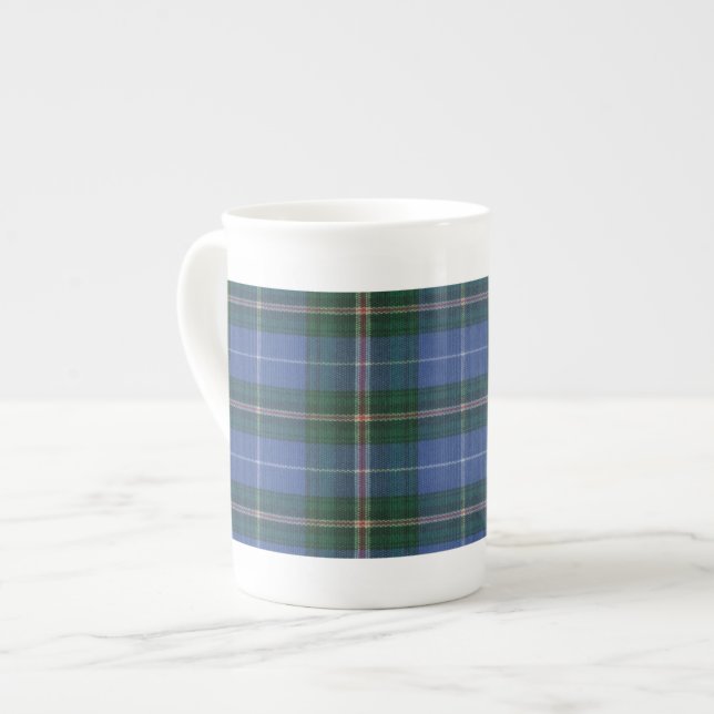 Caneca De Porcelana Bone China Nova Escócia Taça Tartan (Frente Esquerda)
