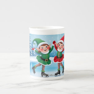 Caneca De Porcelana Bonita Tendência Moderna Engraçada Feliz Natal