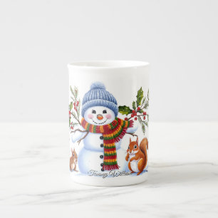 Caneca De Porcelana Bonita Tendência Moderna Engraçada Feliz Natal