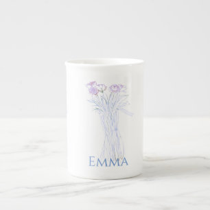 Caneca De Porcelana Bonito Eixo Mínimo Moderno Para Mulheres