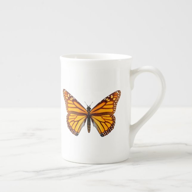 Caneca De Porcelana Borboleta Monarca (Direita)